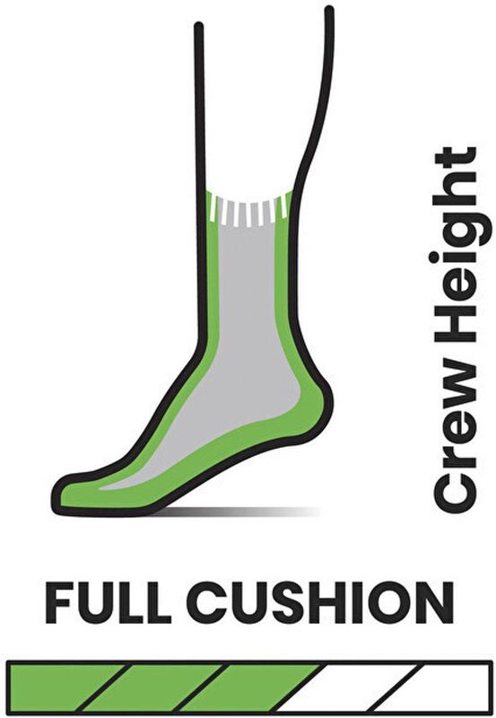 Smartwool - Performance Hike Full Cushion Crew Sokken - Zwart - Merinowol