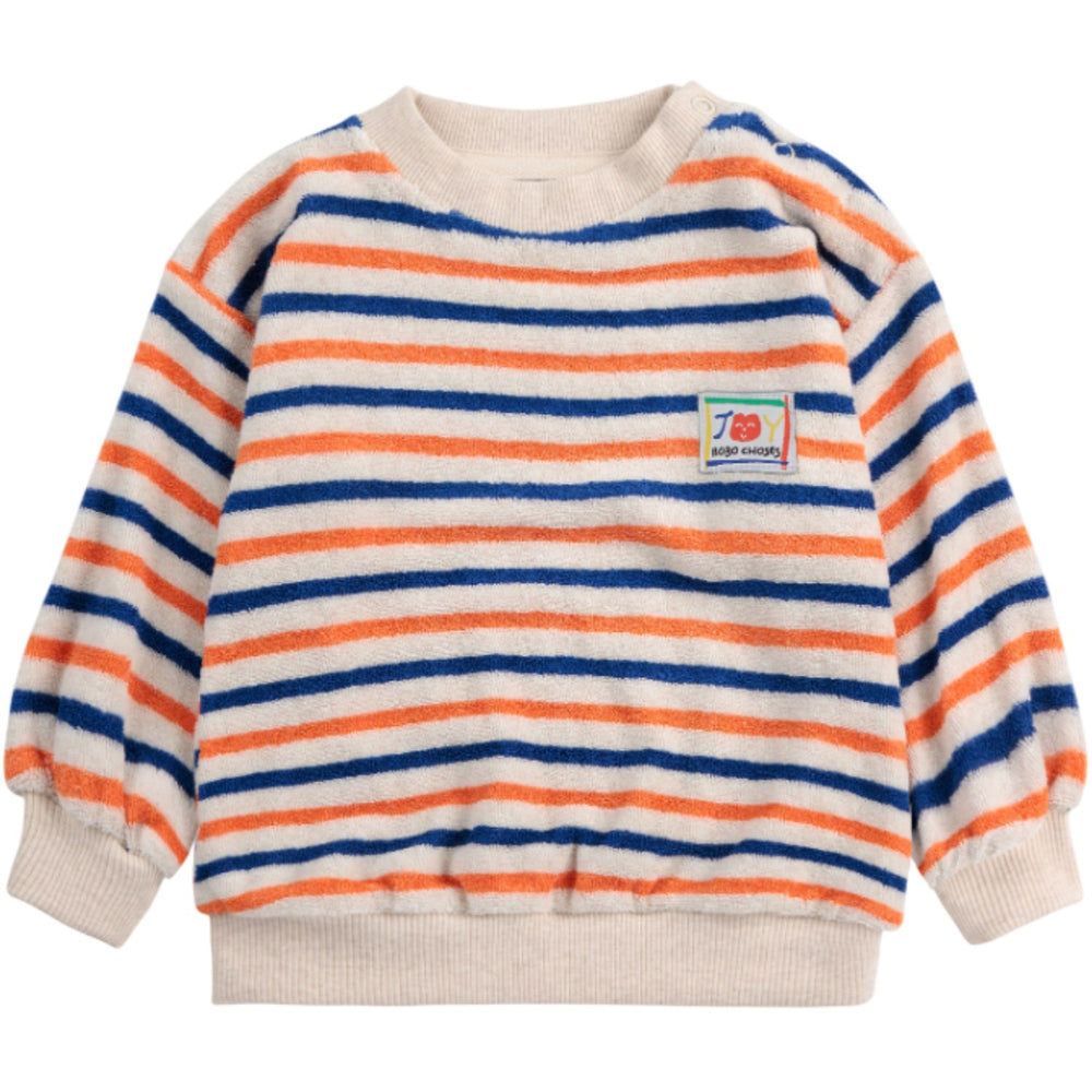 Køb Bobo Choses Multicolor Striped Terry Cloth Sweatshirt