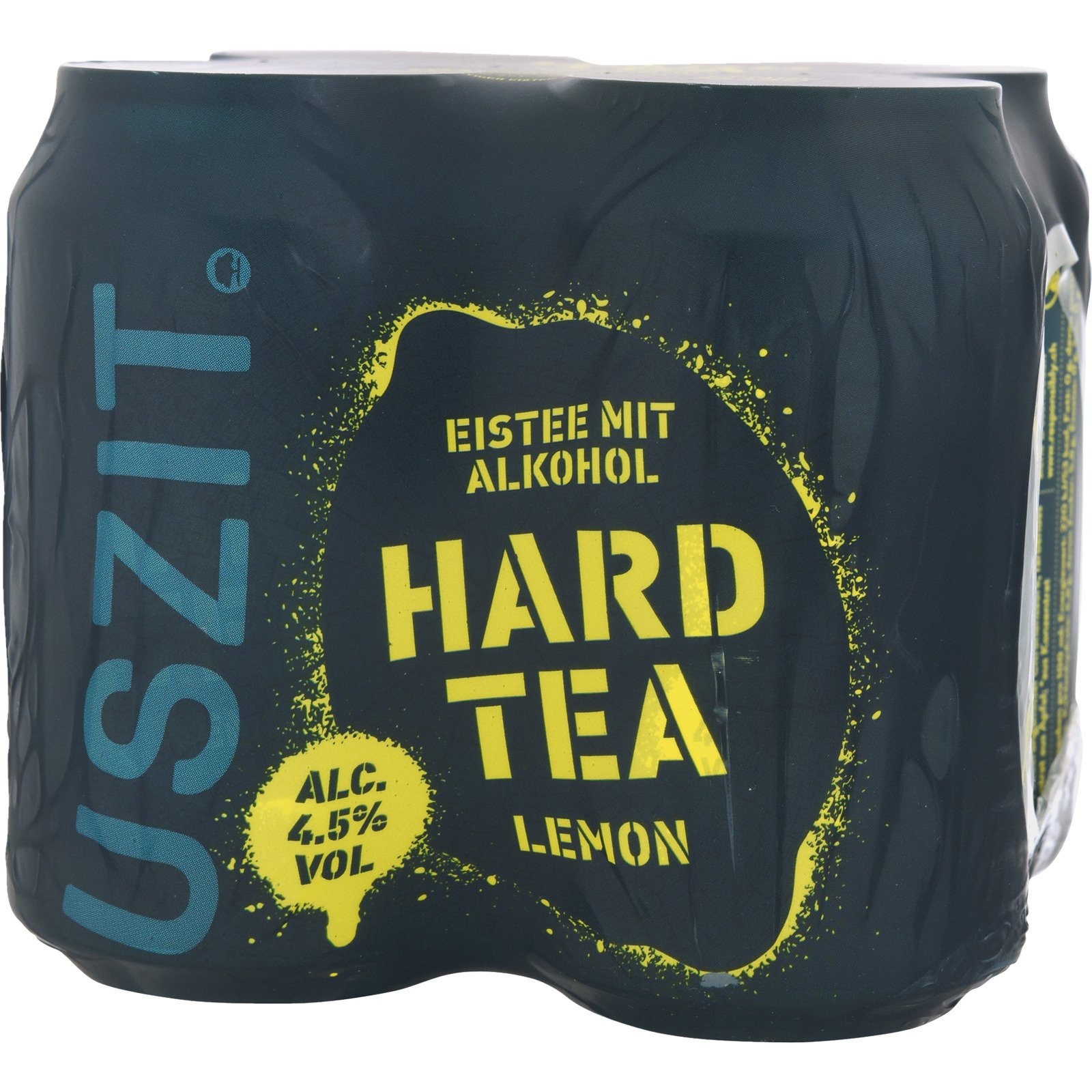 USZIT Hard Tea Lemon 4 x 33 cl Dosen