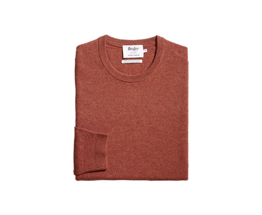 Pull col rond homme laine Epice Chiné - CONAN