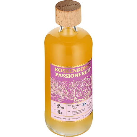 Likør m. passionsfrugt og hyldeblomst