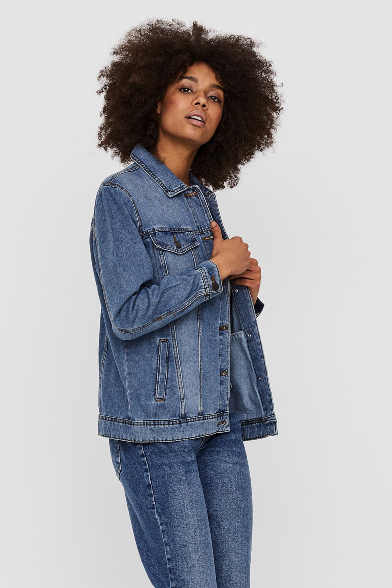 jaqueta jeans oversized