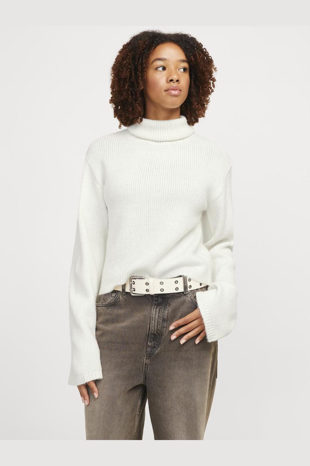 Jjxx Jxrosanna Roll Neck Knit 12264137 4711070 vanilla ice