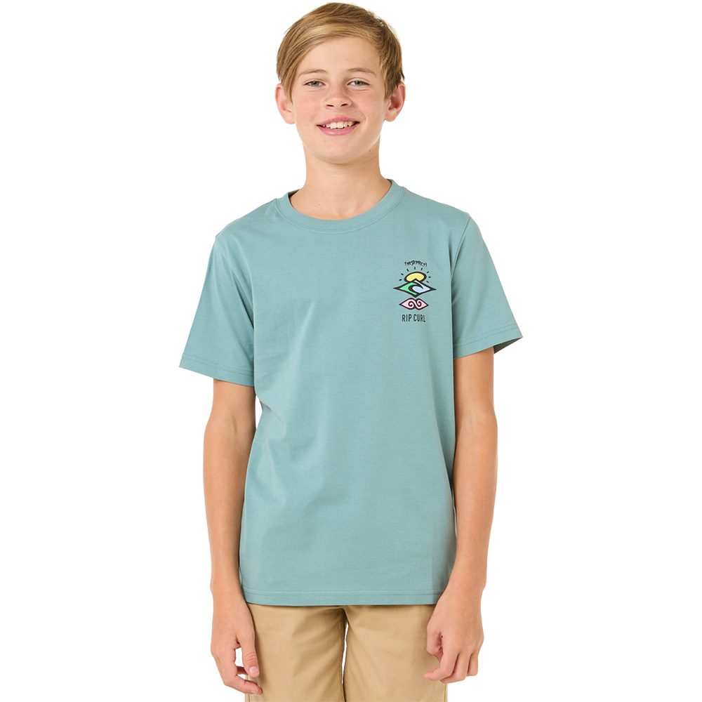 Rip Curl Search Icon T-Shirt Jungen blue lagoon
