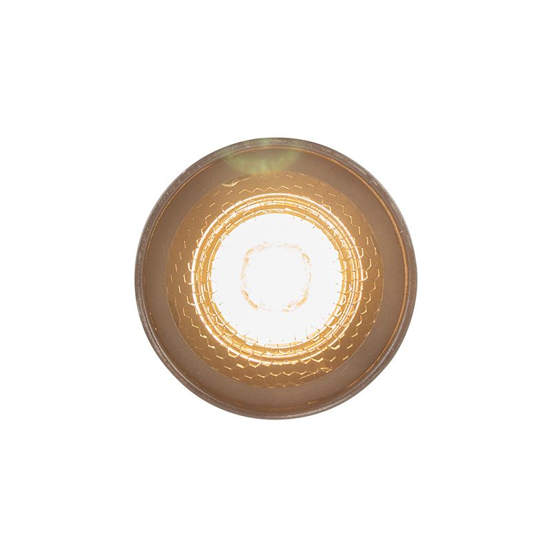 Design opbouwspot zwart GU10 50mm - Tubo Honey