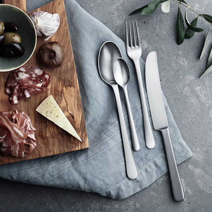 Georg Jensen - Copenhagen Tafelbesteck (matt), Geschenkbox (24-teilig)