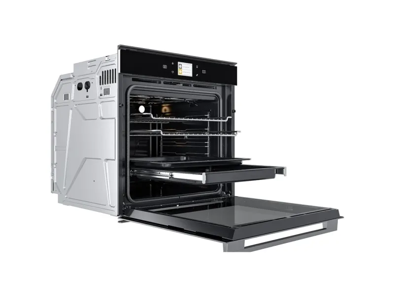 Whirlpool W Collection W9 OM2 4S1 P BSS - Ovn - til indbygning - niche - bredde: 56 cm - dybde: 55 cm - højde: 58.3 cm - med selv-rengøring - Klasse A  - sort stål