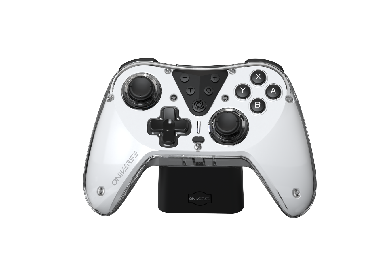 Nintendo Switch Oniverse Astralite Controller Wireless Smoked White inkl. Charging Station