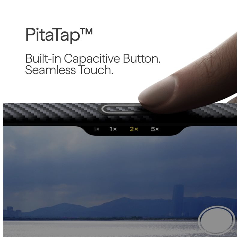 iPhone 17 Pro Max MagEZ MagSafe Case Aramid Schutzhülle (KI1701BPM) - Schwarz (Carbon)