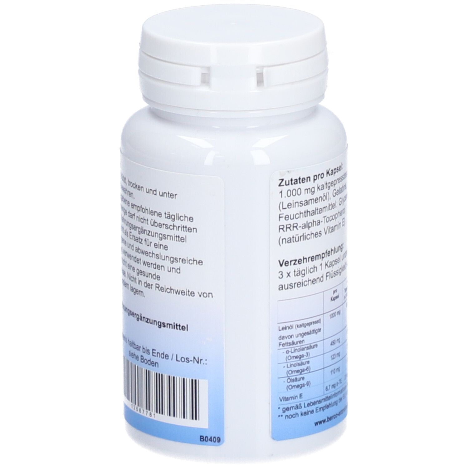 BERCO Omega33 Leinenöl 1000