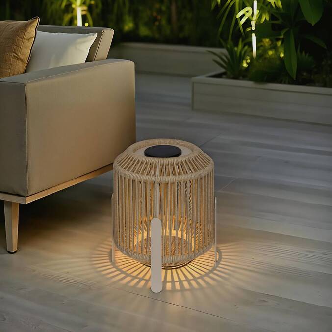 Lanterne solaire LINY Argile