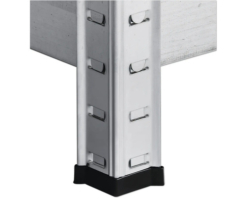 Robuuste stellingkast Schulte, verzinkt, 180x90x40 cm, 5 houten legborden, draagvermogen 875 kg