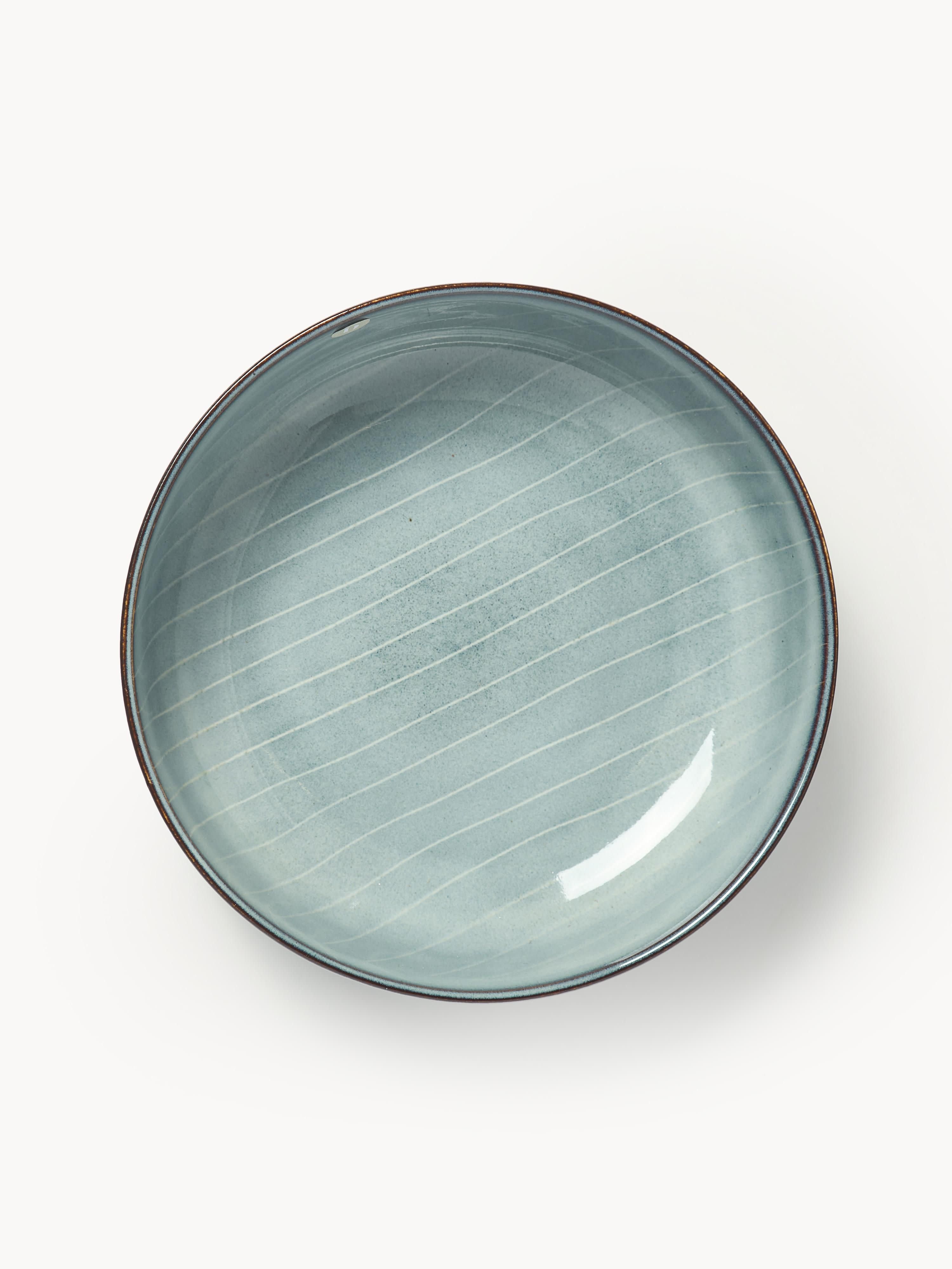 Handgemaakte schalen Nordic Sea, Ø 17 cm, 4 stuks