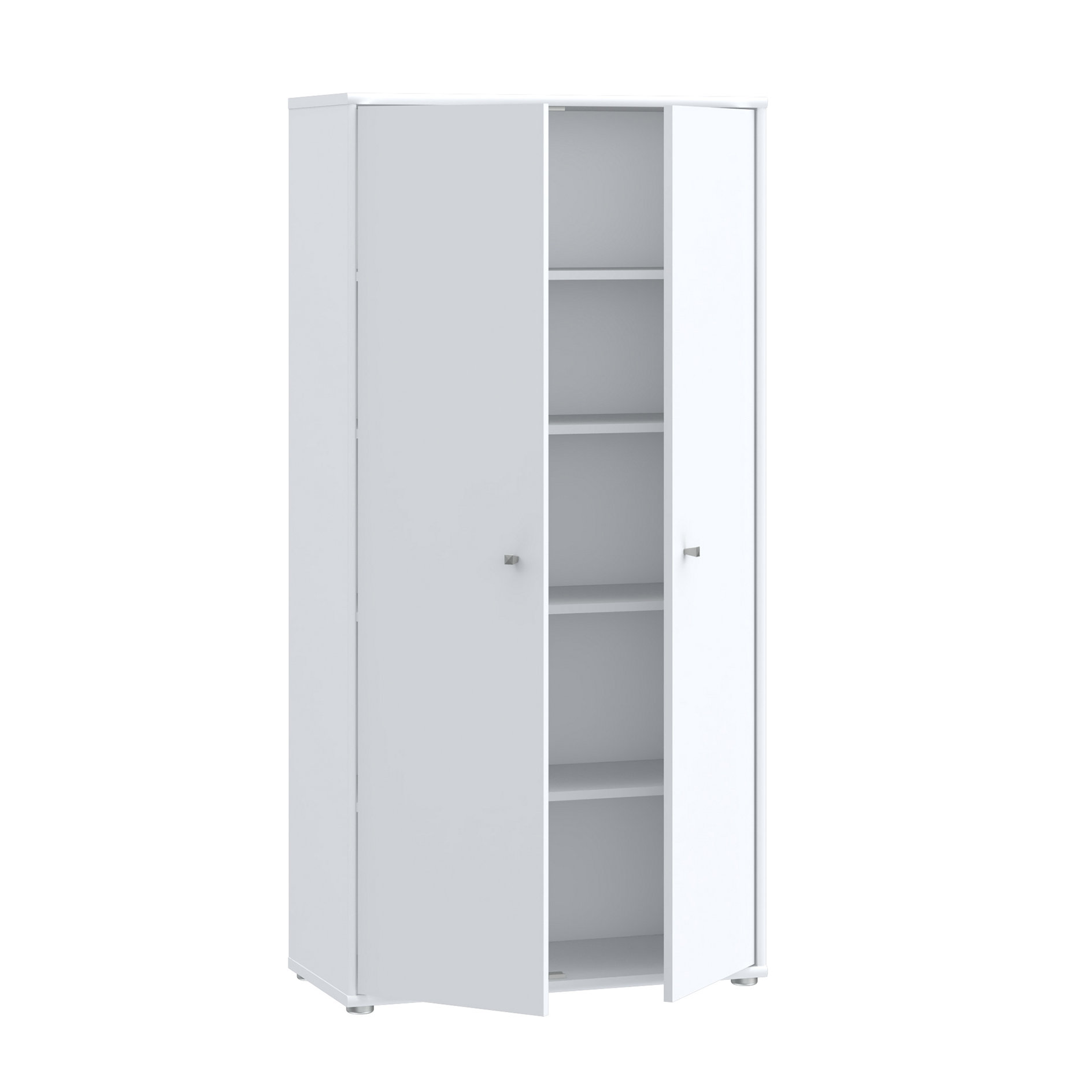 Schrank - weiß - 149,5 cm hoch