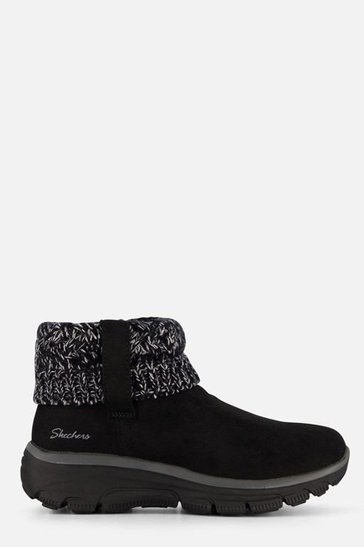 Skechers Relaxed Easy Going Enkellaarsjes zwart