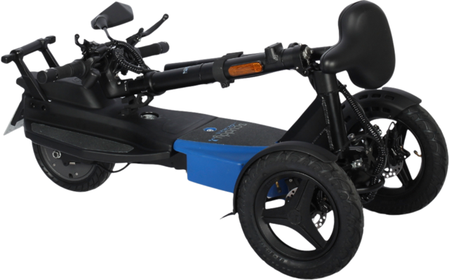 Scuddy Slim V4 eScooter Elektro-Faltroller, Roller mit Sitz