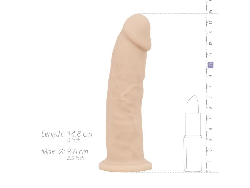 Real Fantasy Harris realistischer Dildo 15 cm Beige Hochwertiges Sextoy für erotische Momente