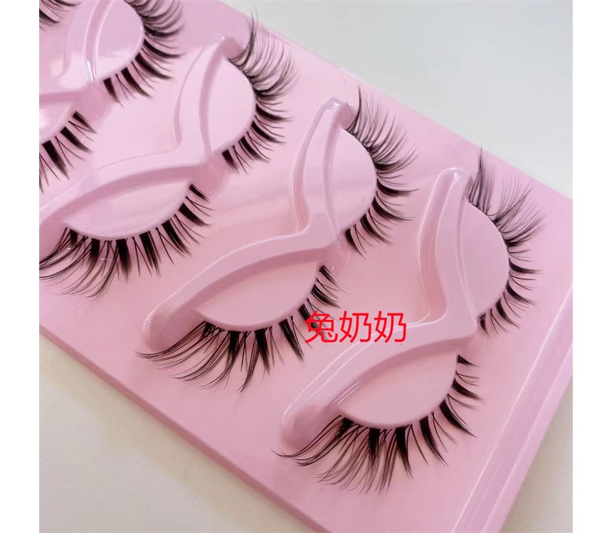 Mogugu - Set van 5 paar: Fox Eye Spiky valse wimpers