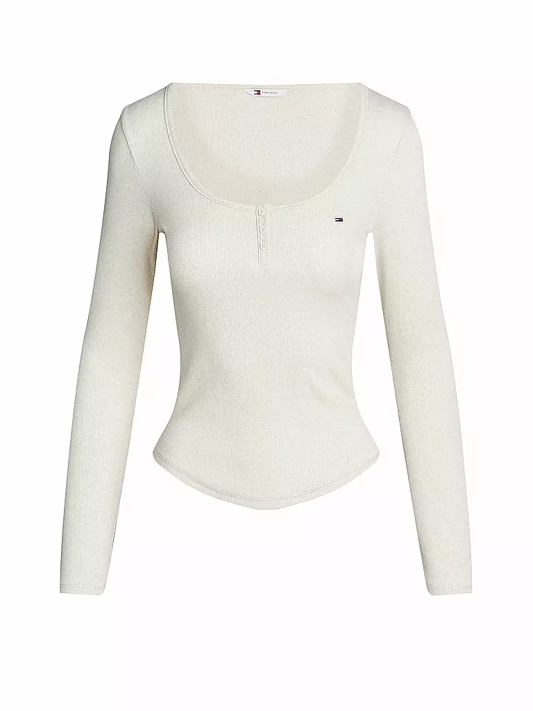 TOMMY JEANS Langarmshirt creme