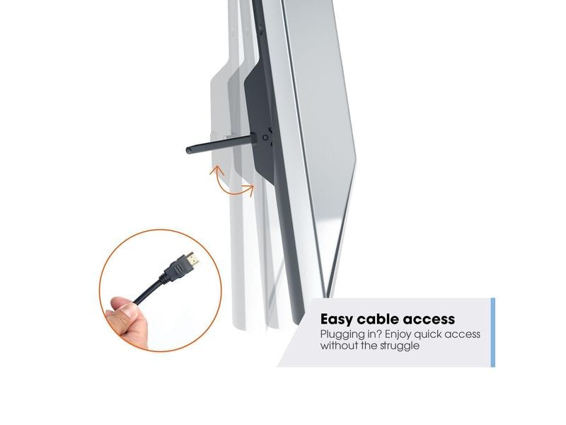 Vogel's Wandhalterung TVM 3605 Schwarz Flache TV-Wandhalterung – Ihr Fernseher, gesichert mit Stil