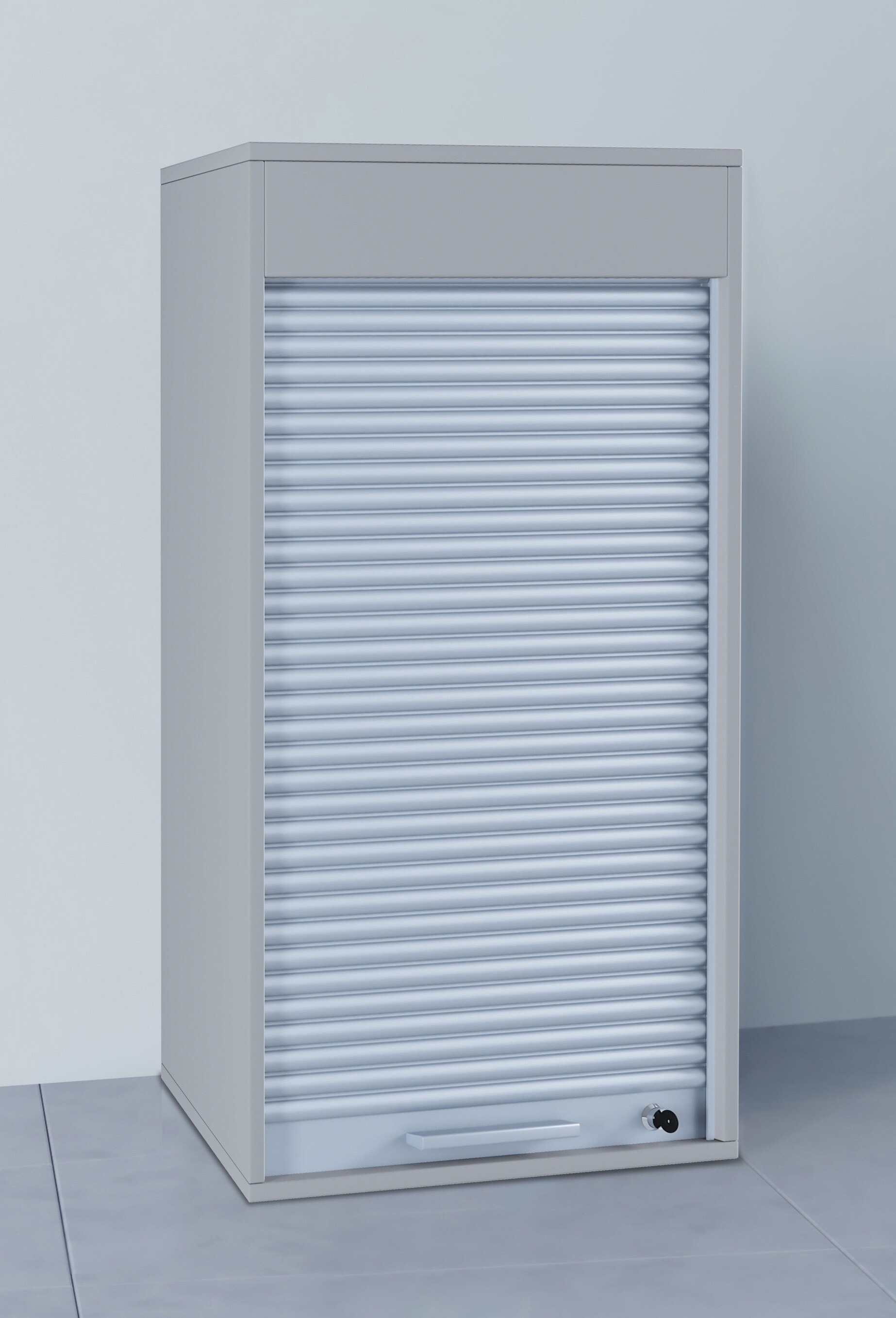 VCM Holz Büroschrank Aktenschrank Rollladen Rollladenschrank Schrank Ordner Aktos L