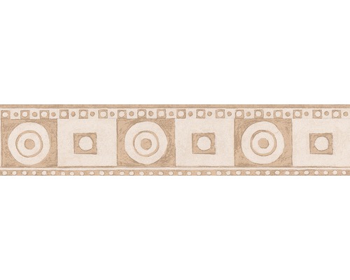 Rand 5435-78 Alleen randen Cirkels goud 5 m x 13 cm