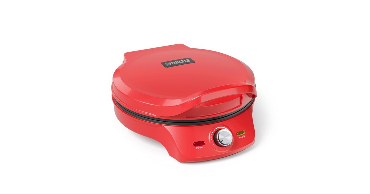 PrincessPizza Maker 115007 pizzaoven  (Rood)