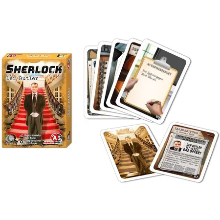 Asmodee Abacusspiele Kartenspiel Sherlock