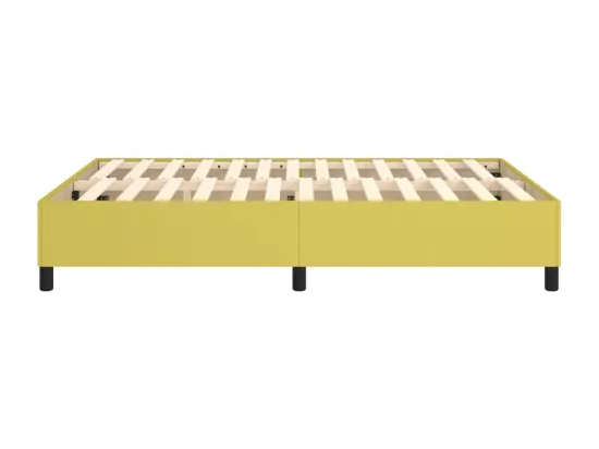 Sommier tapissier Vert 140x200 cm Tissu