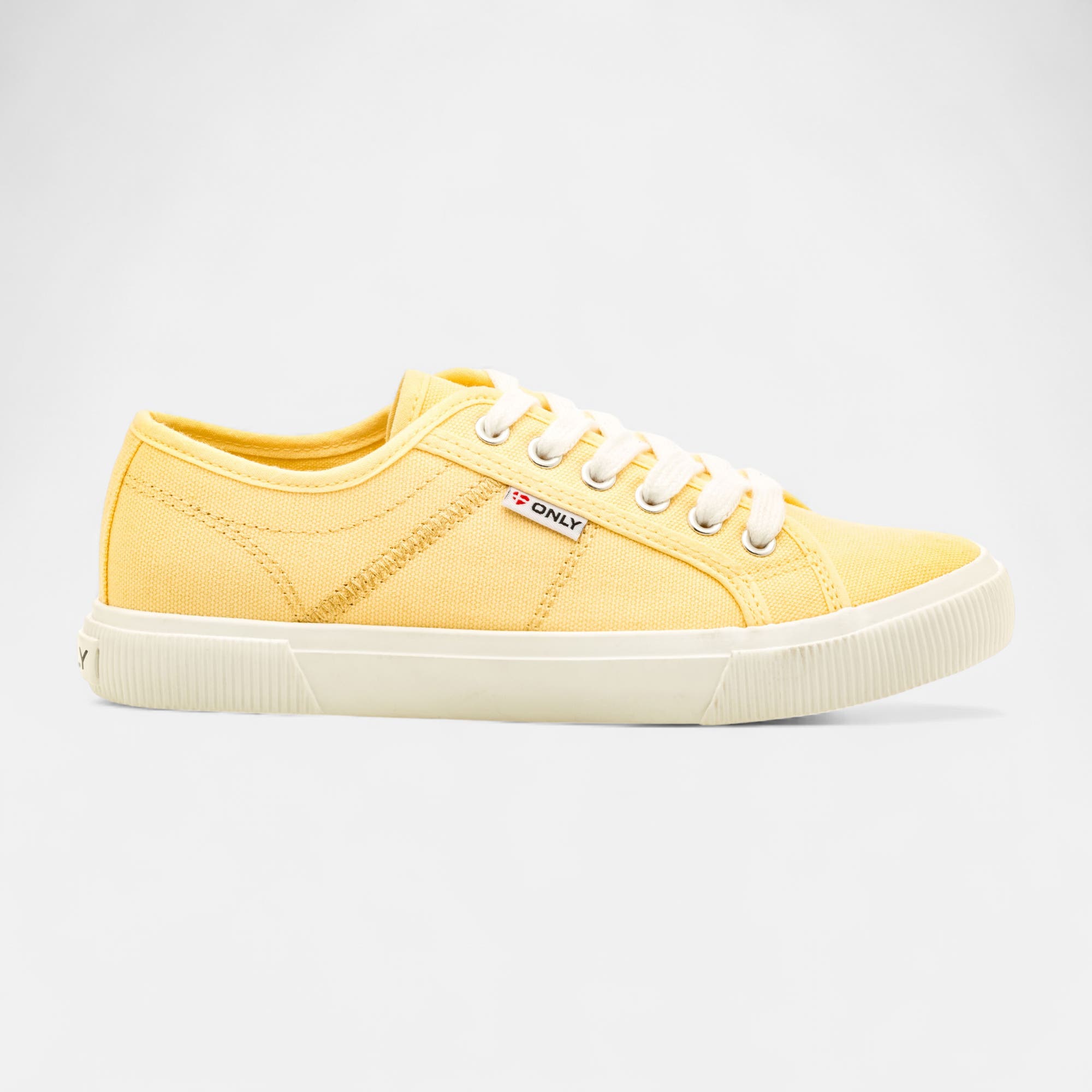 Baskets en toile Femme jaune