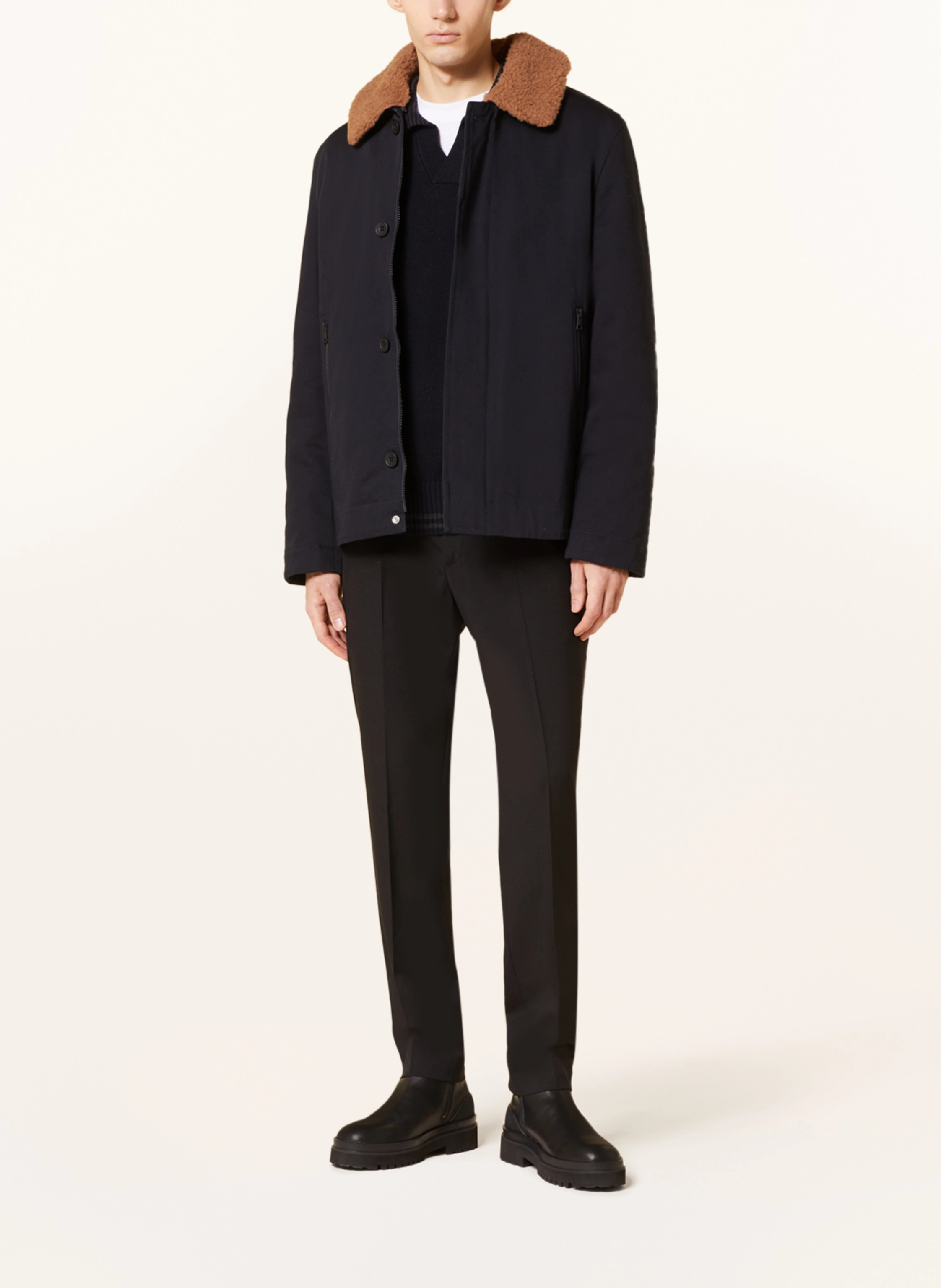 COS Jacke mit abnehmbarem Teddyfell