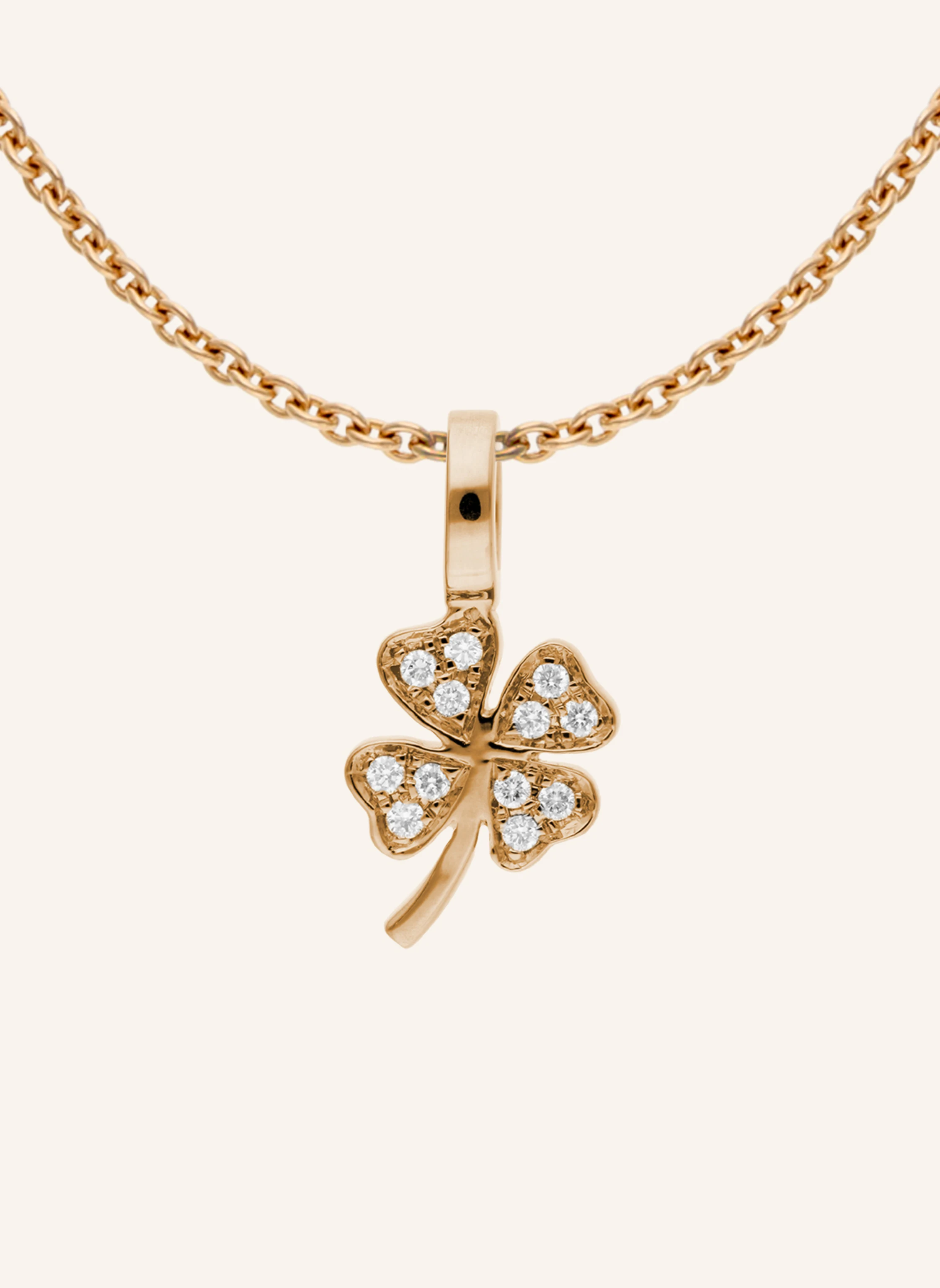CADA Kette TINY LUCKY CLOVER
