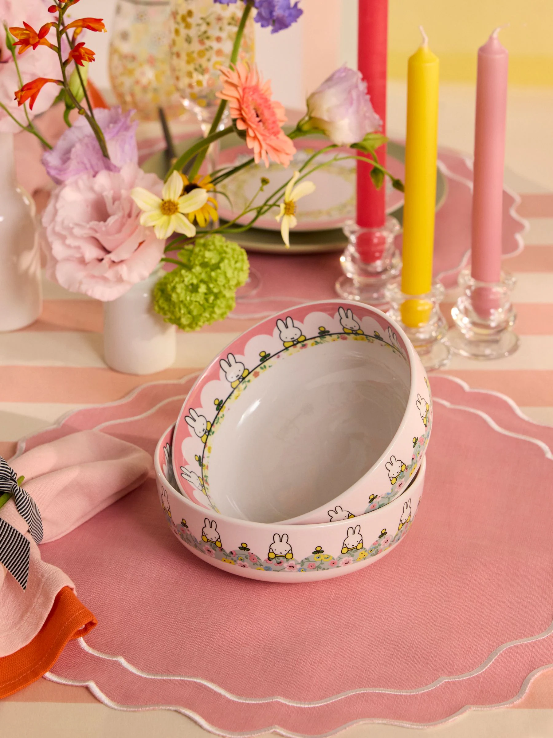 Cath Kidston set van 2 Miffy schaaltjes