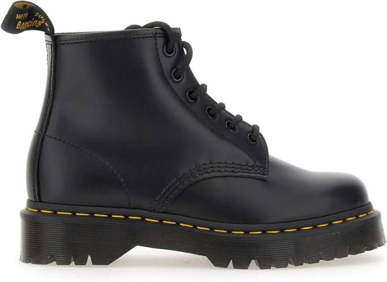 Dr Martens Dr. Martens 1460 PASCAL BLACK VIRGINIA Volwassenen VeterlaarzenHalf hoge schoenen Kleur Zwart