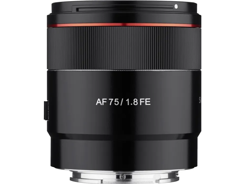 Samyang AF - Telefoto objektiv - 75 mm - f/1.8 FE - Sony E-mount - for Sony Cinema Line; a VLOGCAM; a1; a1 II; a6700; a7 IV; a7C; a7C II; a7CR; a7R V; a9 III