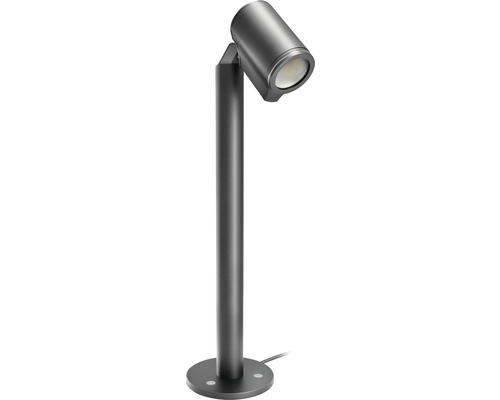 Steinel LED-padverlichting 7,86W 512 lm 3000K warm wit H 572 mm 2,5 m netsnoer schemersensor Spot Way N antraciet