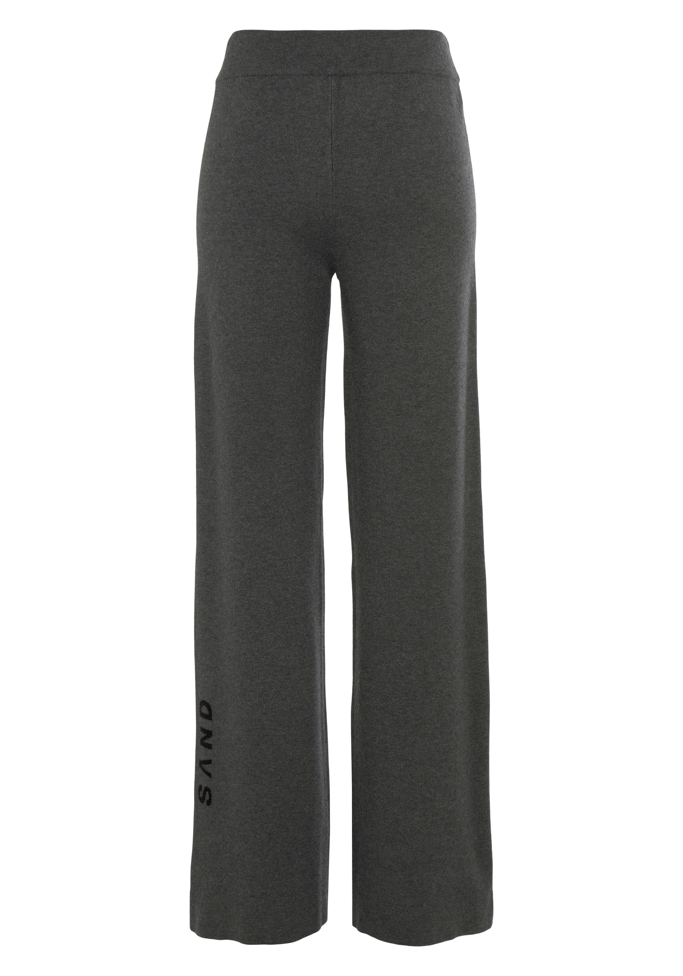 Elbsand Strickhose  mit weitem Bein und eingestricktem Logo, Loungewear