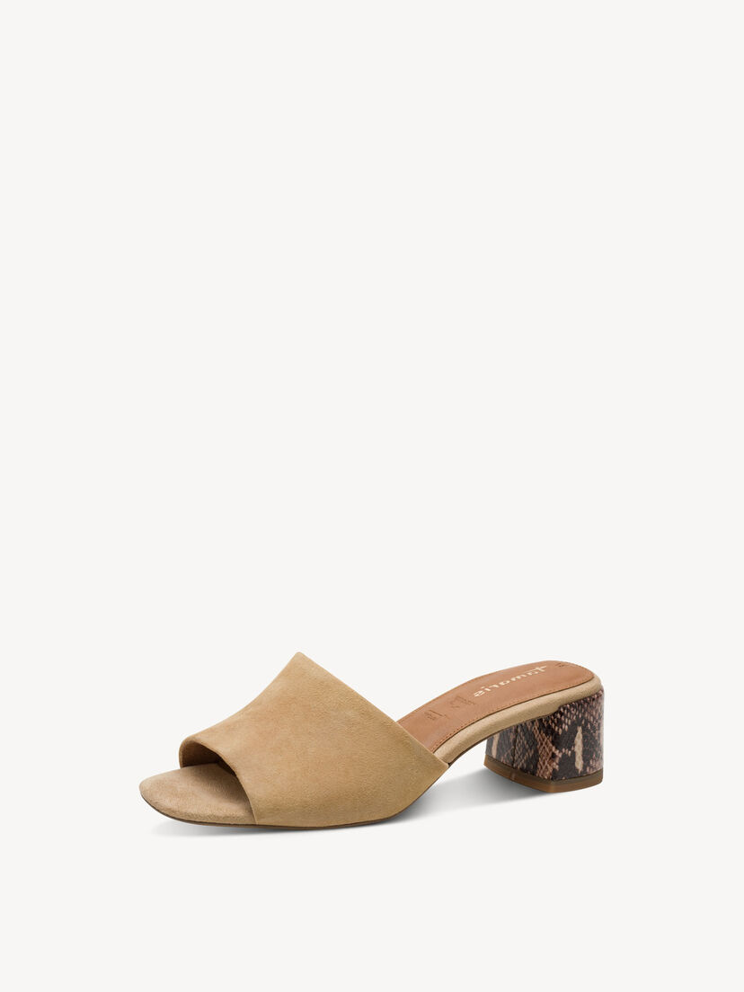 Leren Slipper - beige