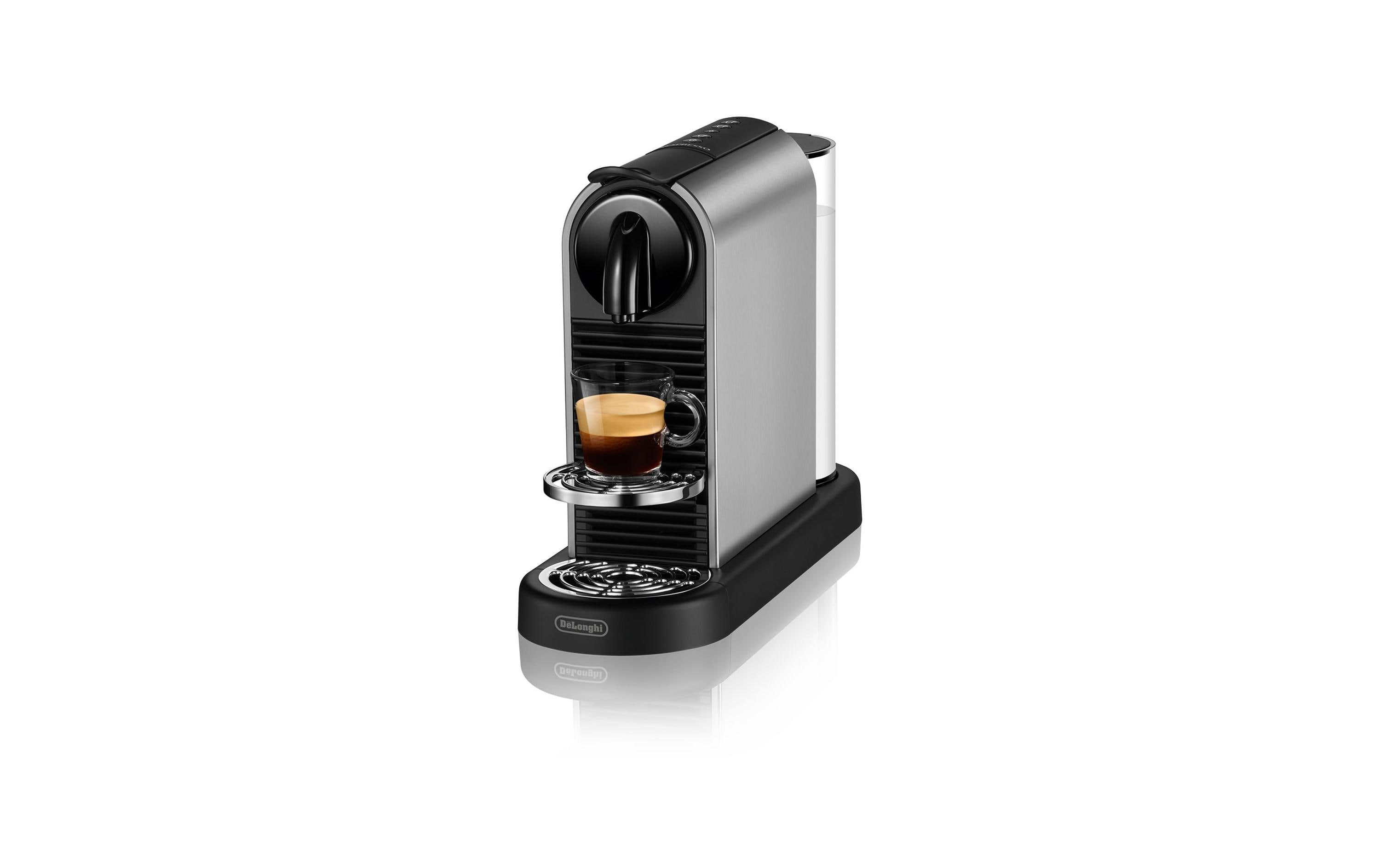 Kaffeemaschine Nespresso Citiz Platinum EN220.T Grau<br>Elegante Nespressomaschine der Original Line mit Heisswasser-Funktion