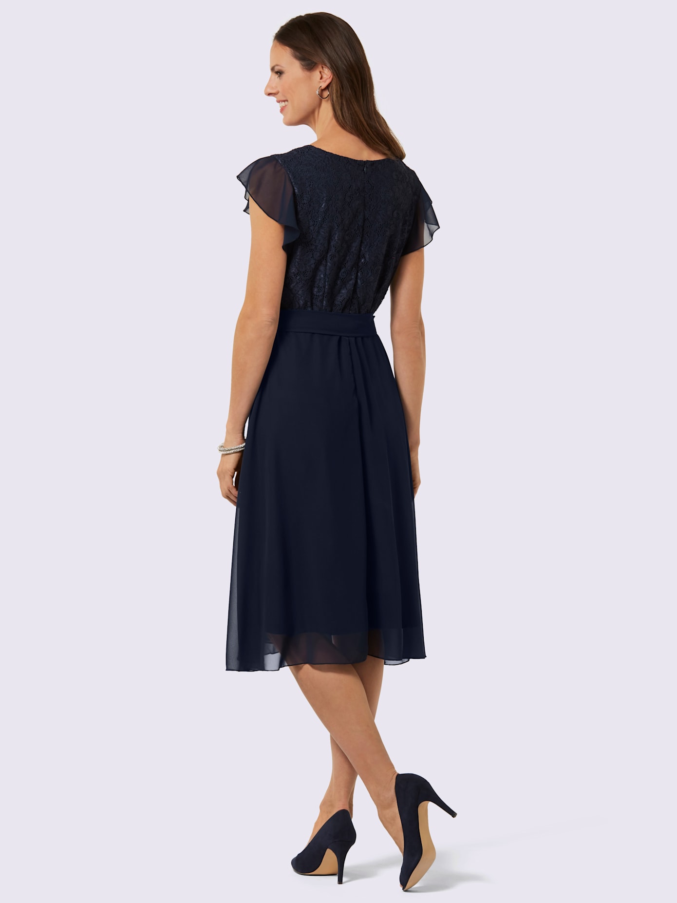 Robe évasée qualité tissée