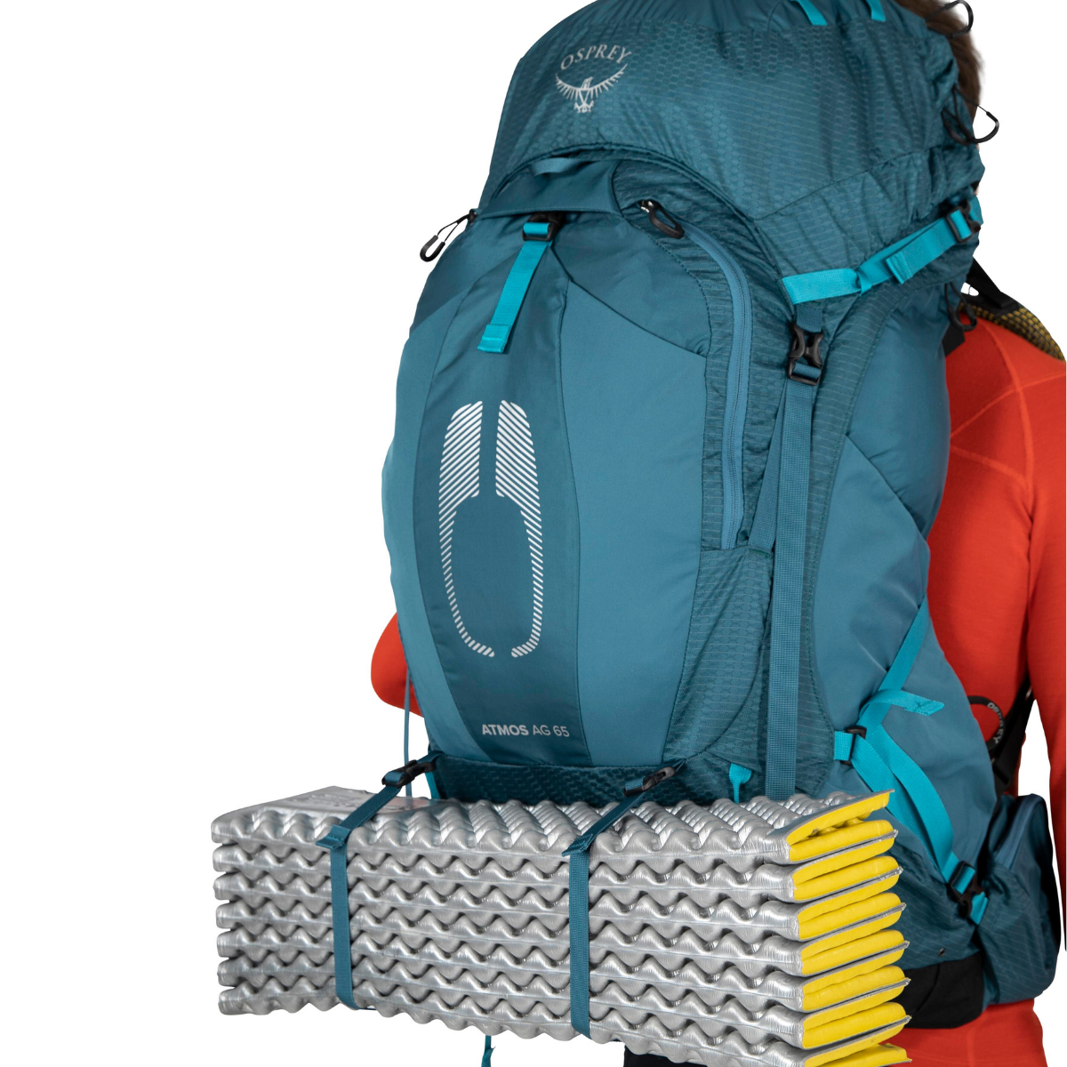 Osprey Atmos AG 65 L vandrerygsæk, herre (Venturi Blue) - Spejder Sport