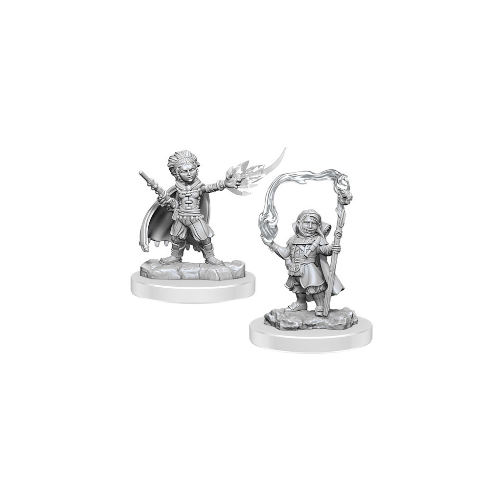 D&D Nolzur's Marvelous Unpainted Miniatures: Halfling Wizards