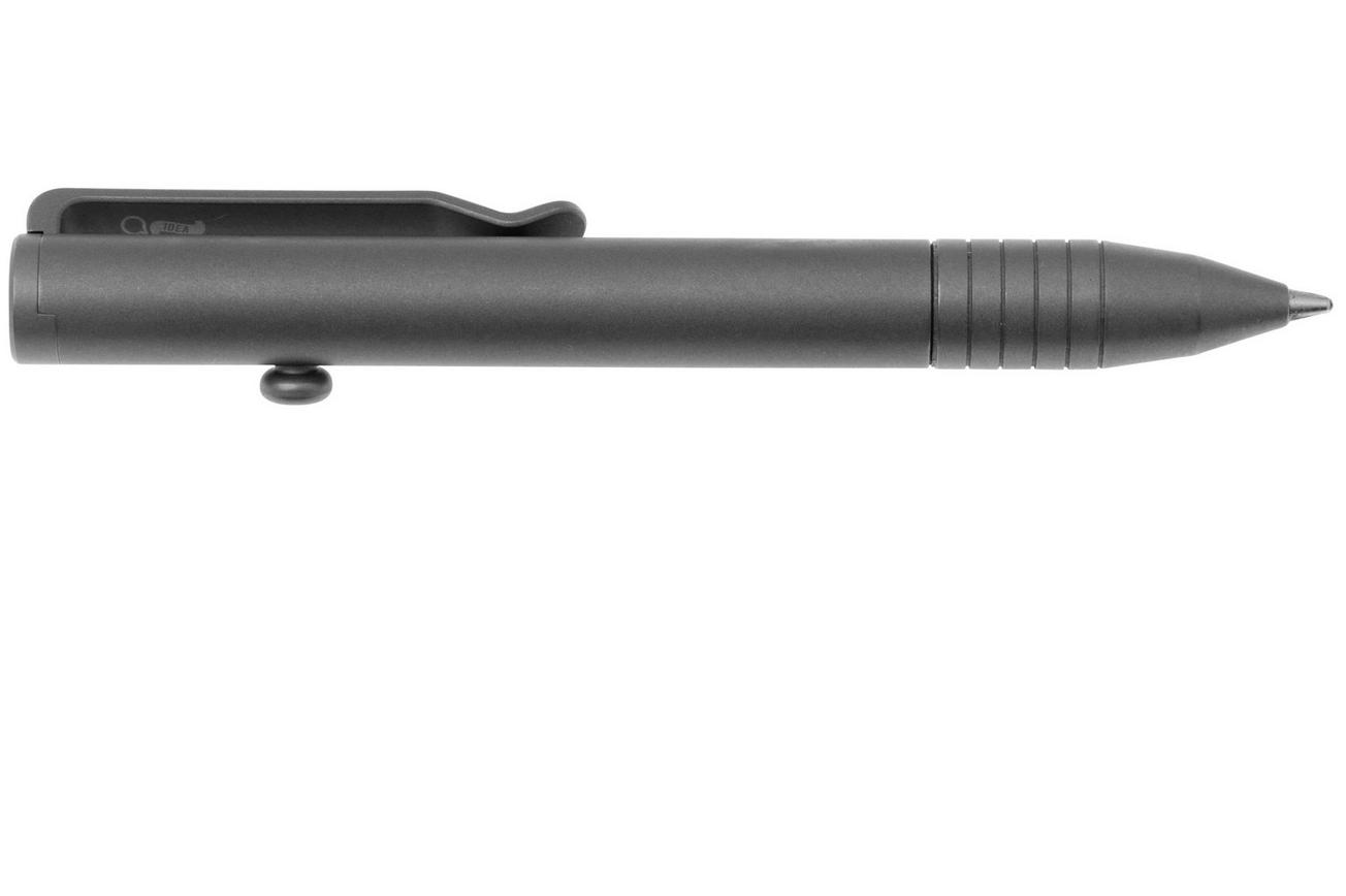 Big Idea Design Mini Bolt Action Pen MBA-SW Stonewashed Titanium, everyday carry pen