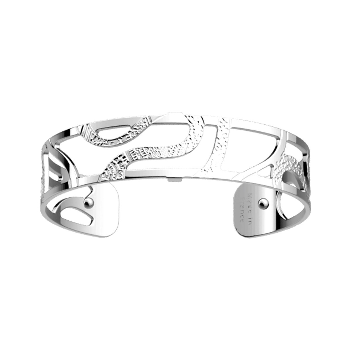 Manchette Les Georgettes Reptile argenté14mm