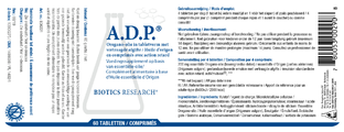 Biotics ADP Oregano Emulsie Time Released Tabletten 60TB