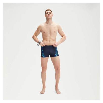 Maillot de bain Speedo Eco Tech Print Aquashort Bleu marine / Bleu