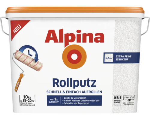 Alpina Rollputz extra fijn 0,5 mm wit 10 kg