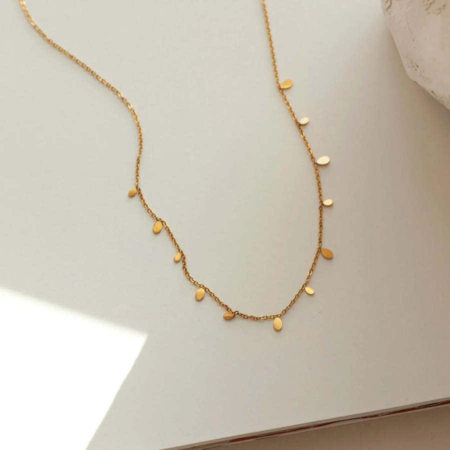 Timi Of Sweden Lia Tiny Oval Necklace Stainless Steel 1pcs