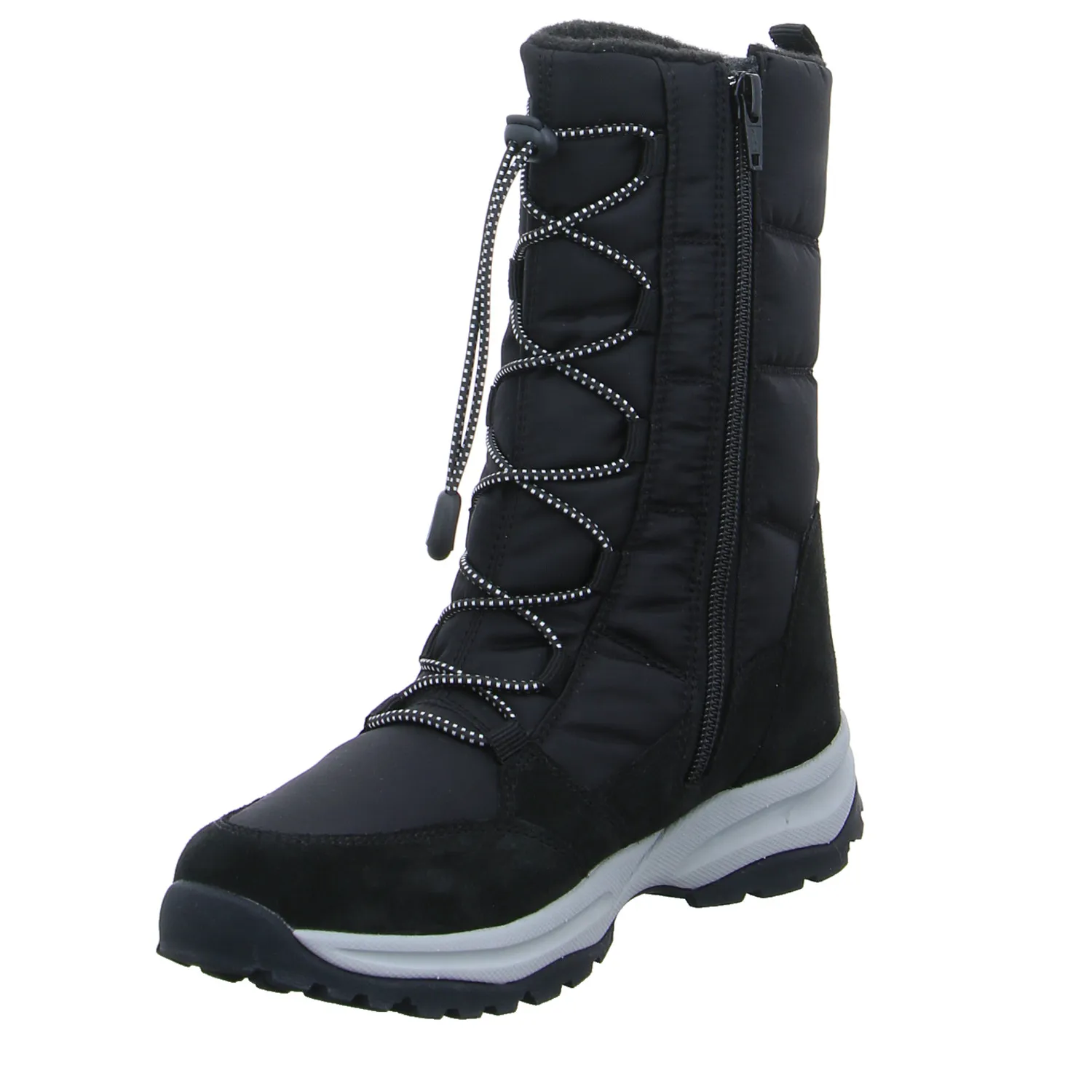 VADO Mädchen-Snowboot Membrane Schwarz Synthetik  Winter-Stiefel