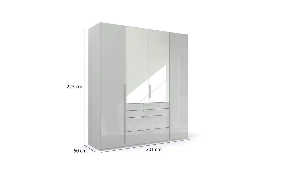 Drehtürenschrank 201 cm 4 Stück